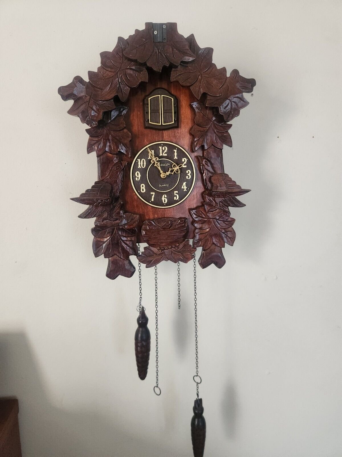 Kassel Cuckoo Clock Quartz JA2000 Zhong Yang Battery Operated
