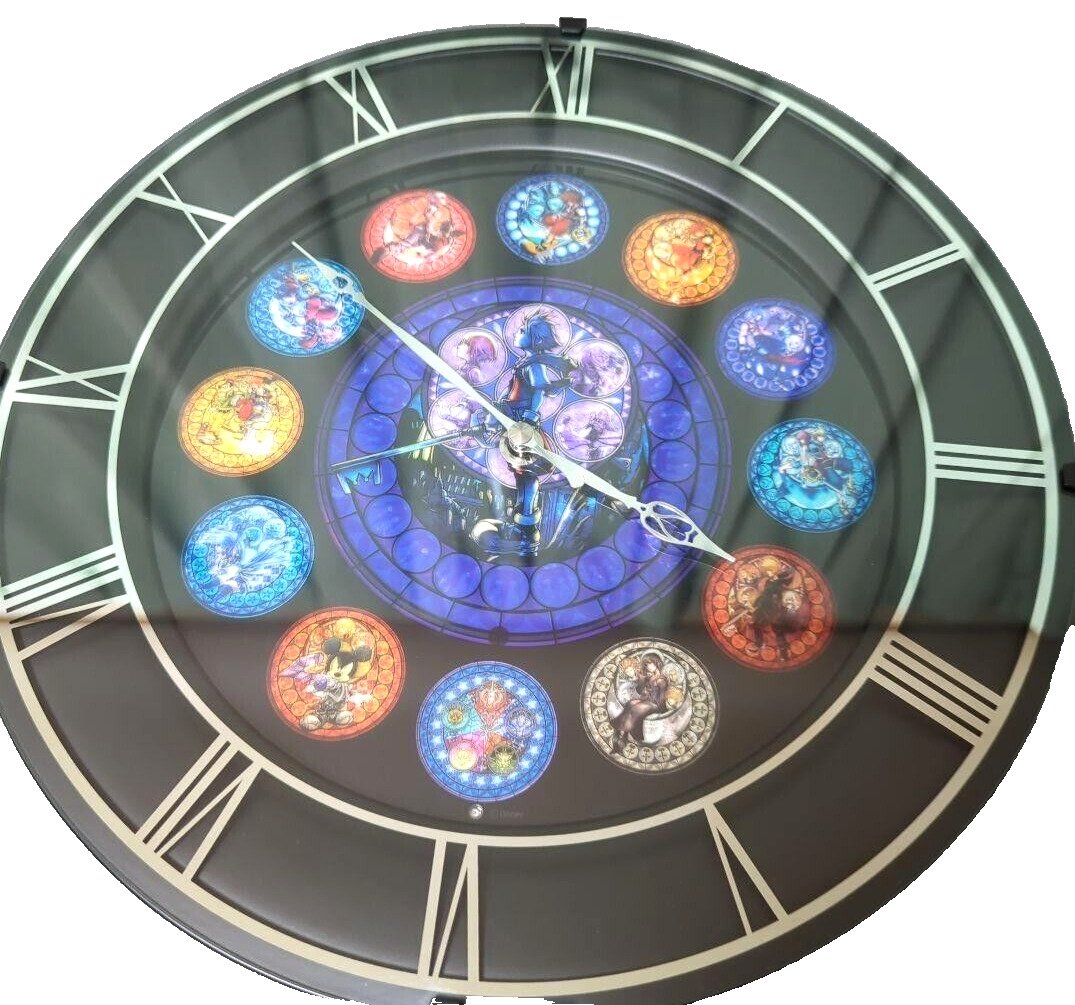 KINGDOM HEARTS SOLA Lighting Wall clocks Radio Control Ver. Japan USED