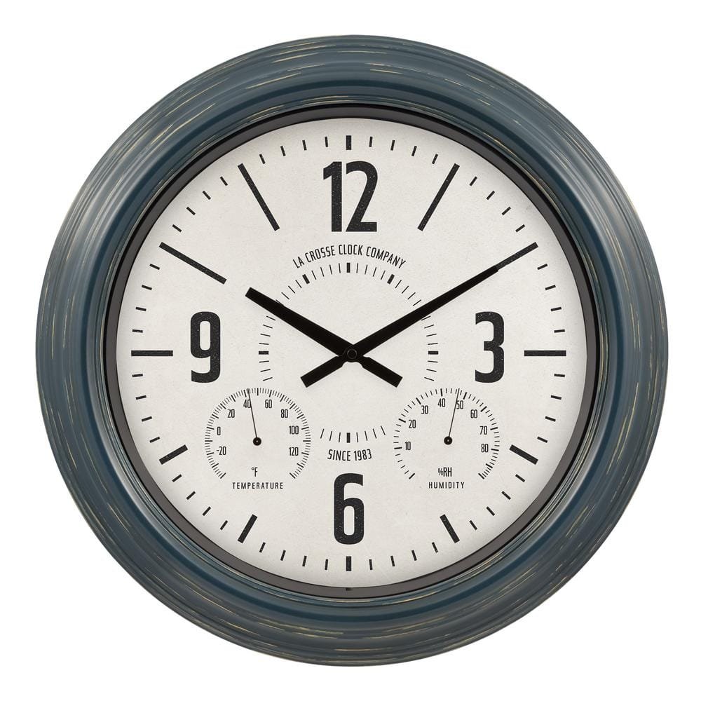 La Crosse Clock Company's 18.40 in. Hamilton Analog Wall Clock