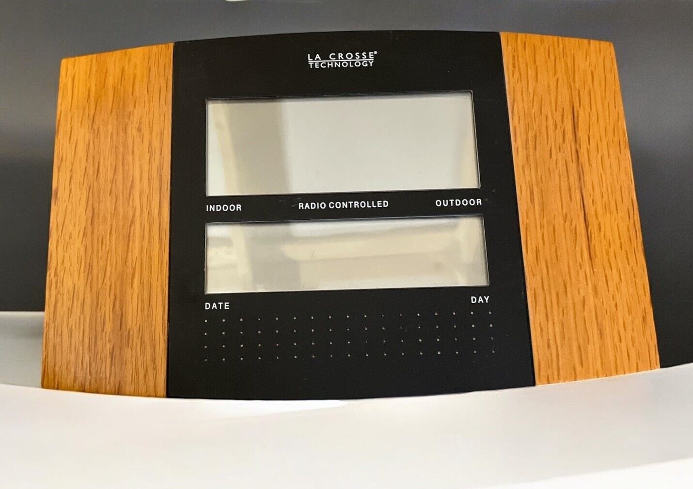 La Crosse Technology Atomic Digital Clock with Outdoor Temperature & Moon Phase