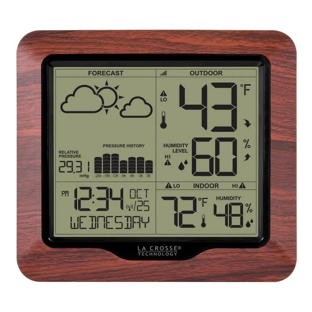 La Crosse Technology Digital Forecast Station Wireless Backlight History Graph
