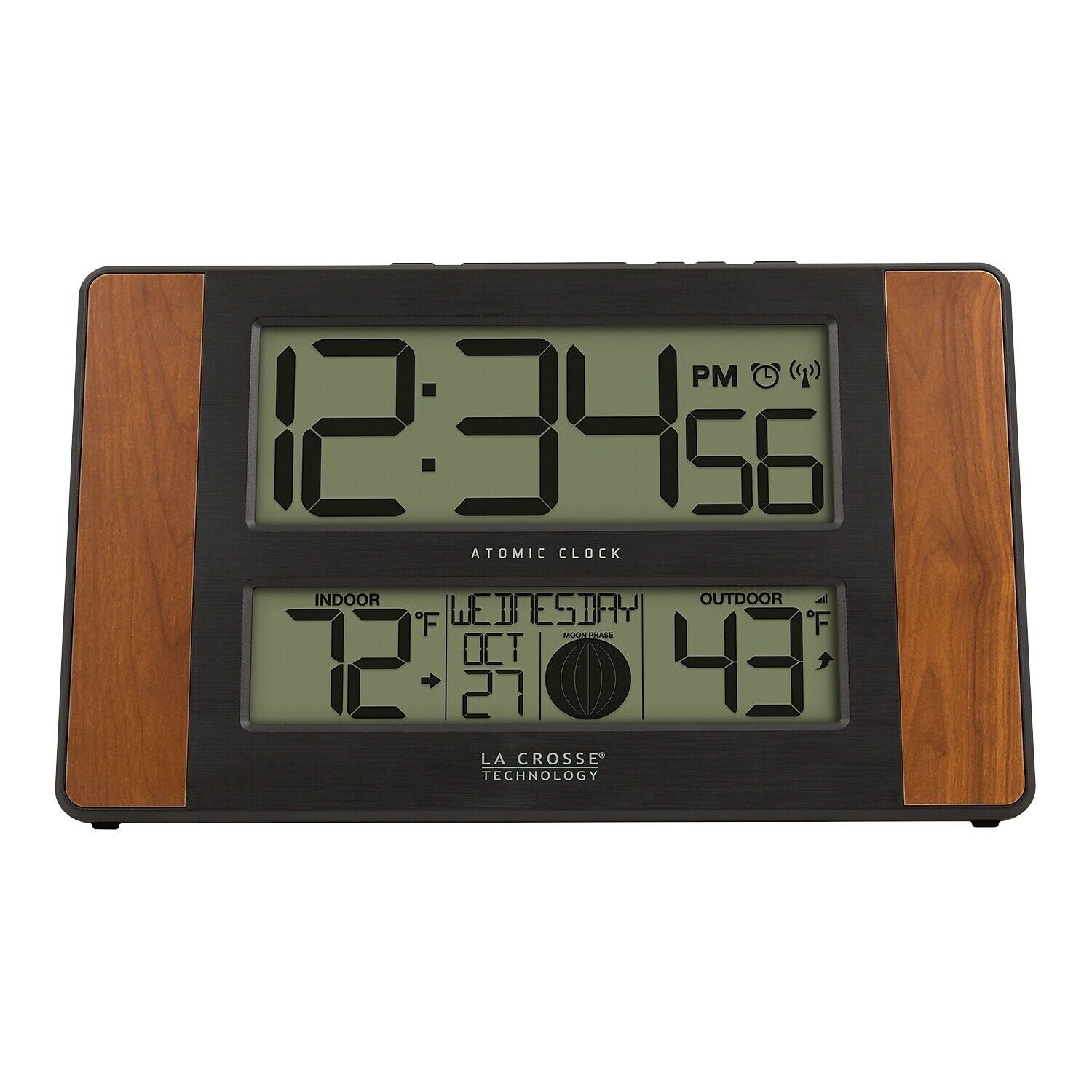La Crosse Technology Wall/Table Clock 6.61" x 11.1" x 1.14" (513-1417CH-INT)