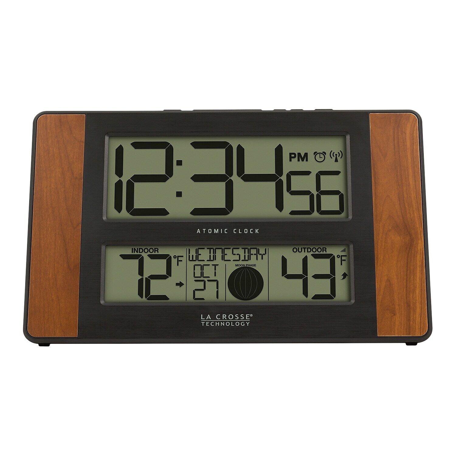 La Crosse Technology Wall/Table Clock 6.61" x 11.1" x 1.14" (513-1417CH-INT)