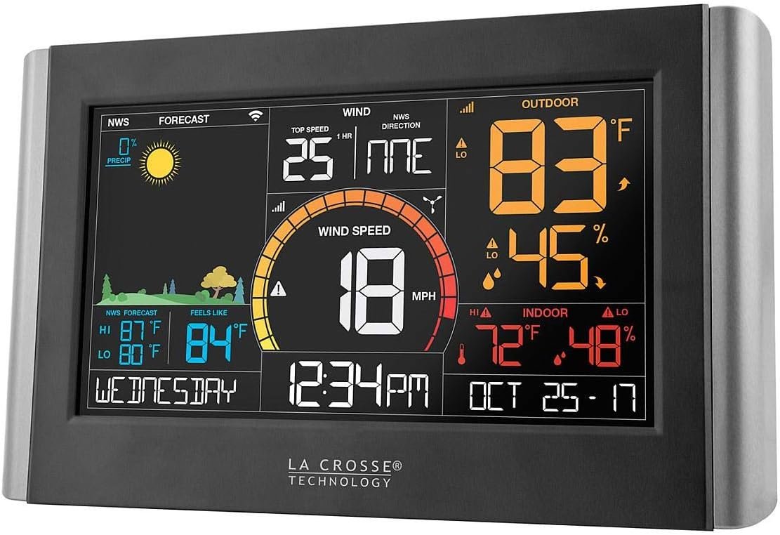 Best La Crosse Technology Wireless Weather Station Alarm Clocks