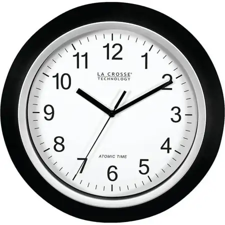 La Crosse Technology WT 3129 B 12 Inch Atomic Analog Wall Clock Black photo La Crosse Technology WT 3129 B 12 Inch Atomic Analog Wall Clock Black featured image