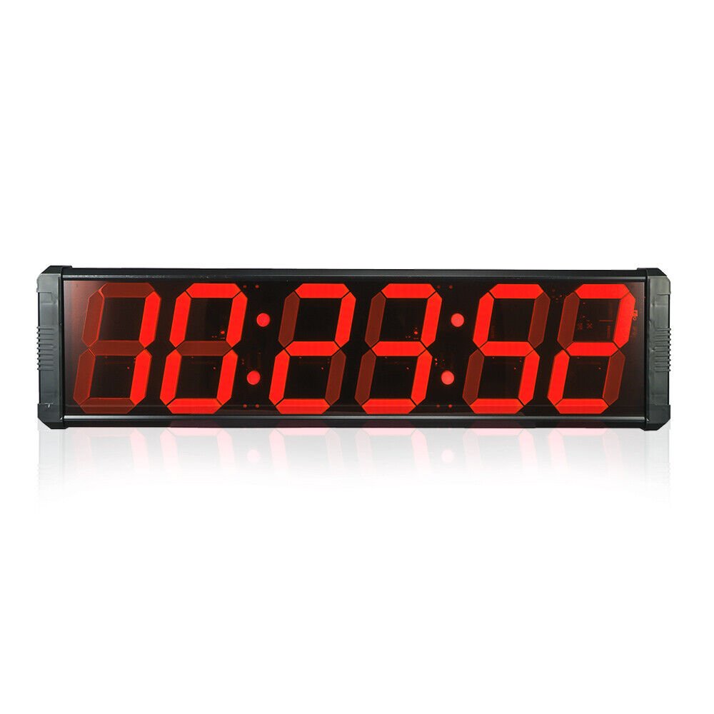 Large Digital Wall Clock LED Modern Clock Stopwatch Countdown Timer Watch Big