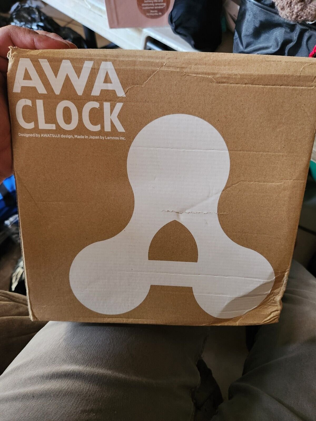 Lemnos Natural Wood SOSO Wall Clock - Green AWA13-06 Usa Seller