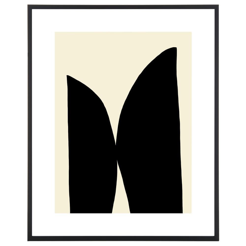 Like Minds Framed Mixed Media Abstract Wall Art 4 in. x 27...