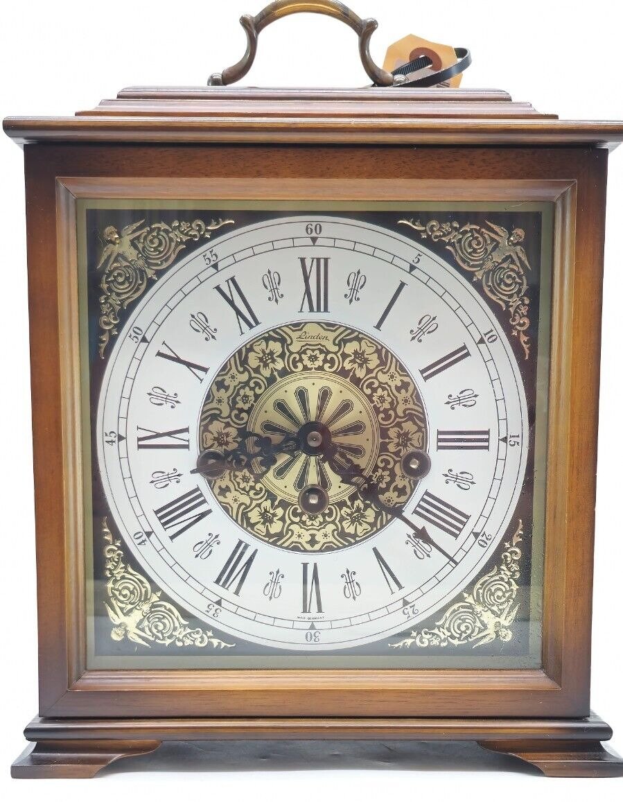 Linden Mantel Cuckoo Clock West Germany Germany Three key Chimes Keys inc. READ