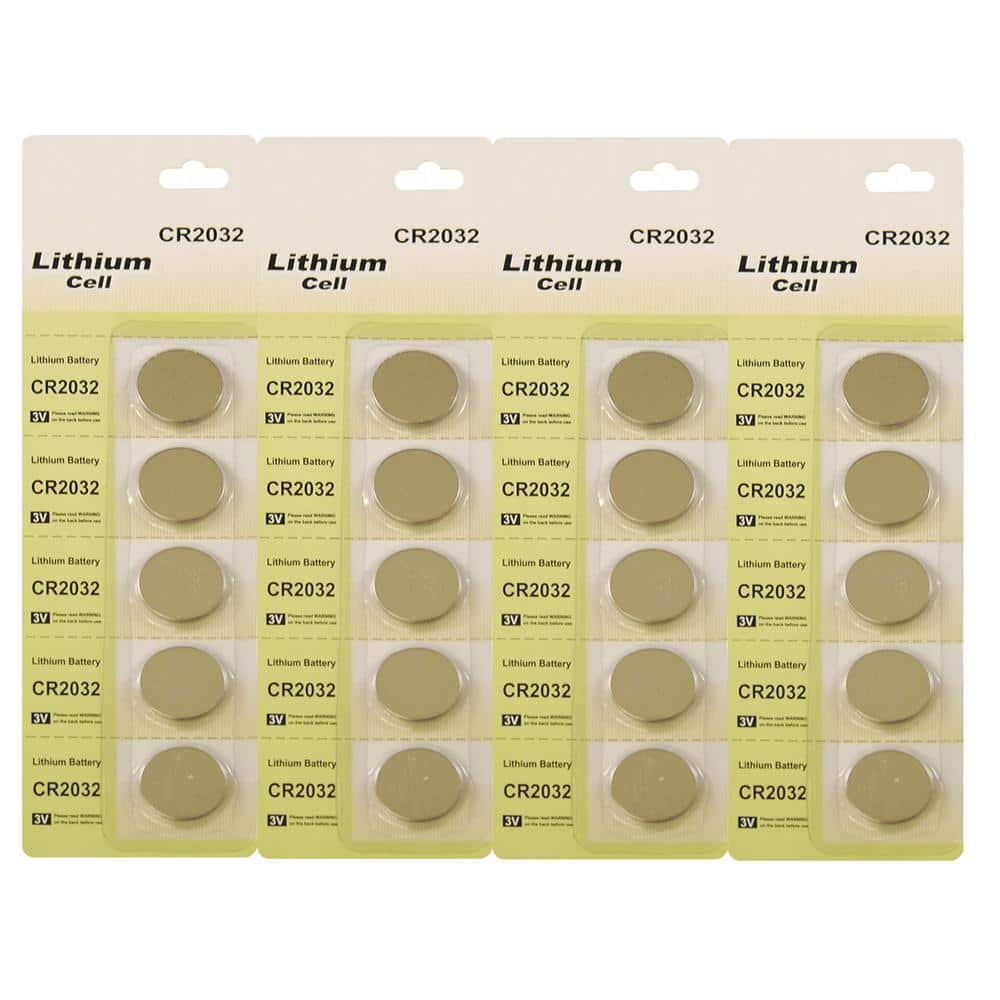 Lithium CR2032 Batteries (20-Count)