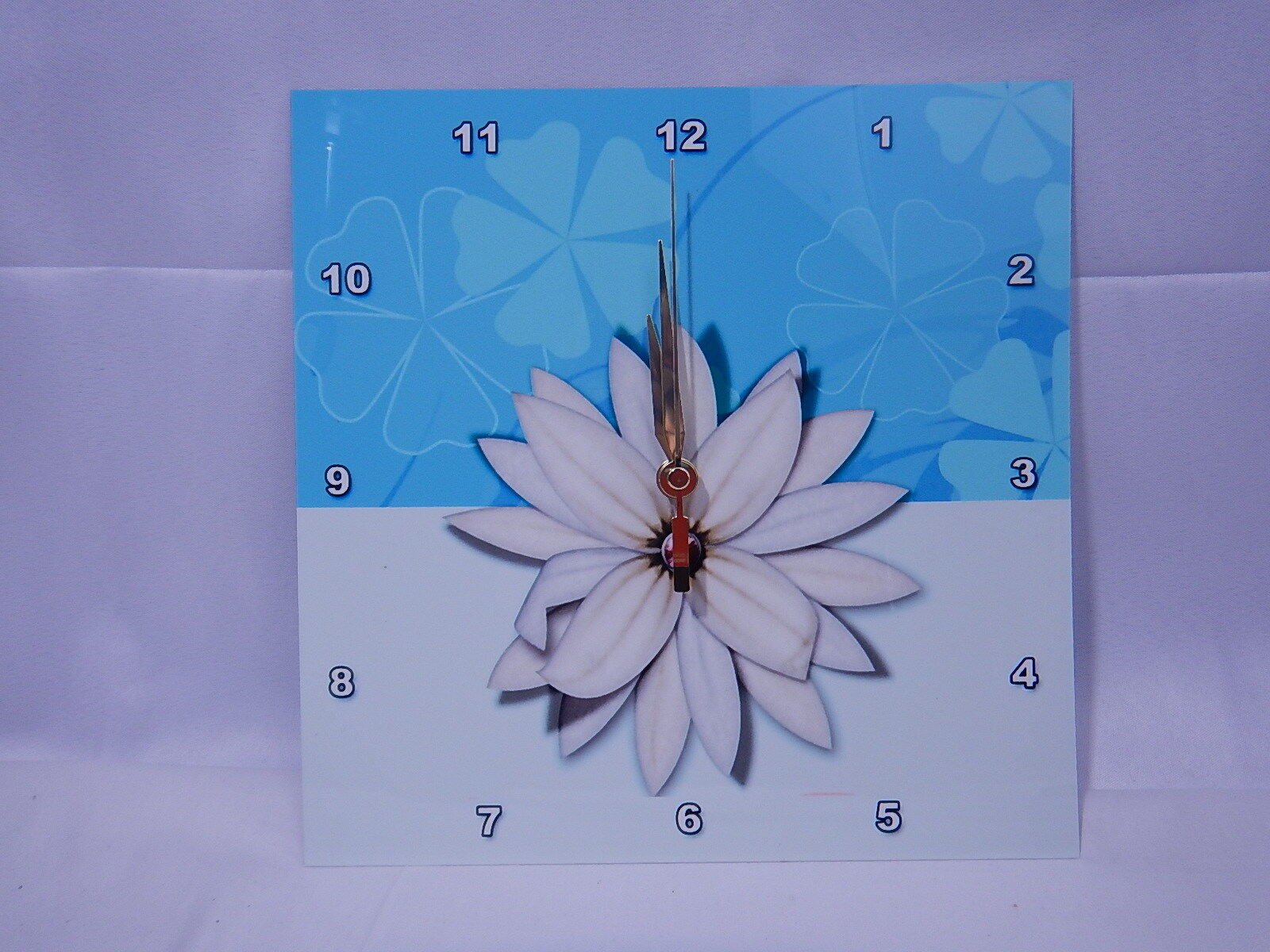 Lotus Flower Clock Wall Decor Chormaluxe XTF