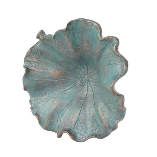 Lotus Leaf Wall Décor - Resin Home Accents Indoor or Outdoor Wall Green