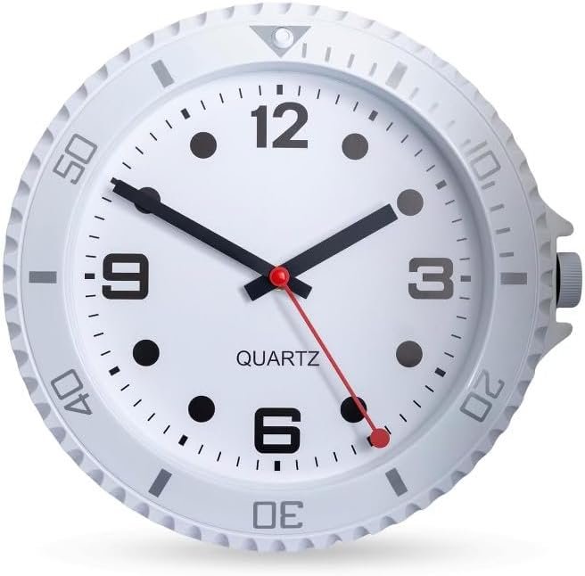 Luminous Wall Clock - 12" Analog Wall Clock with Silent Sweep No Ticking - Round Decorative Wall Clock for Dining Room/Kitchen/School/Office Wall Décor