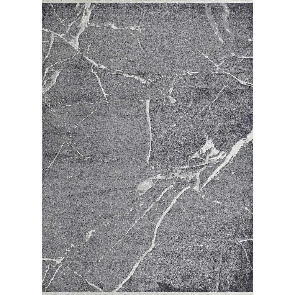 Marblehead Calcutta Fossil Gray 8 ft. x 10 ft. Area Rug