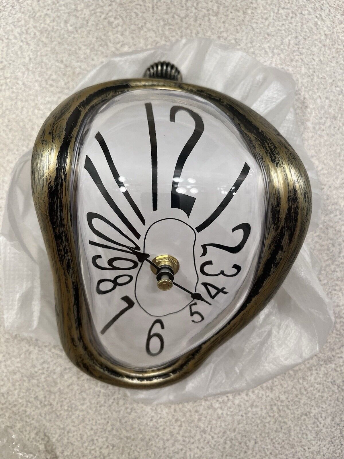 Melting Clock Salvador Dali Watch Melted Clock for Decorative Home Office Shelf