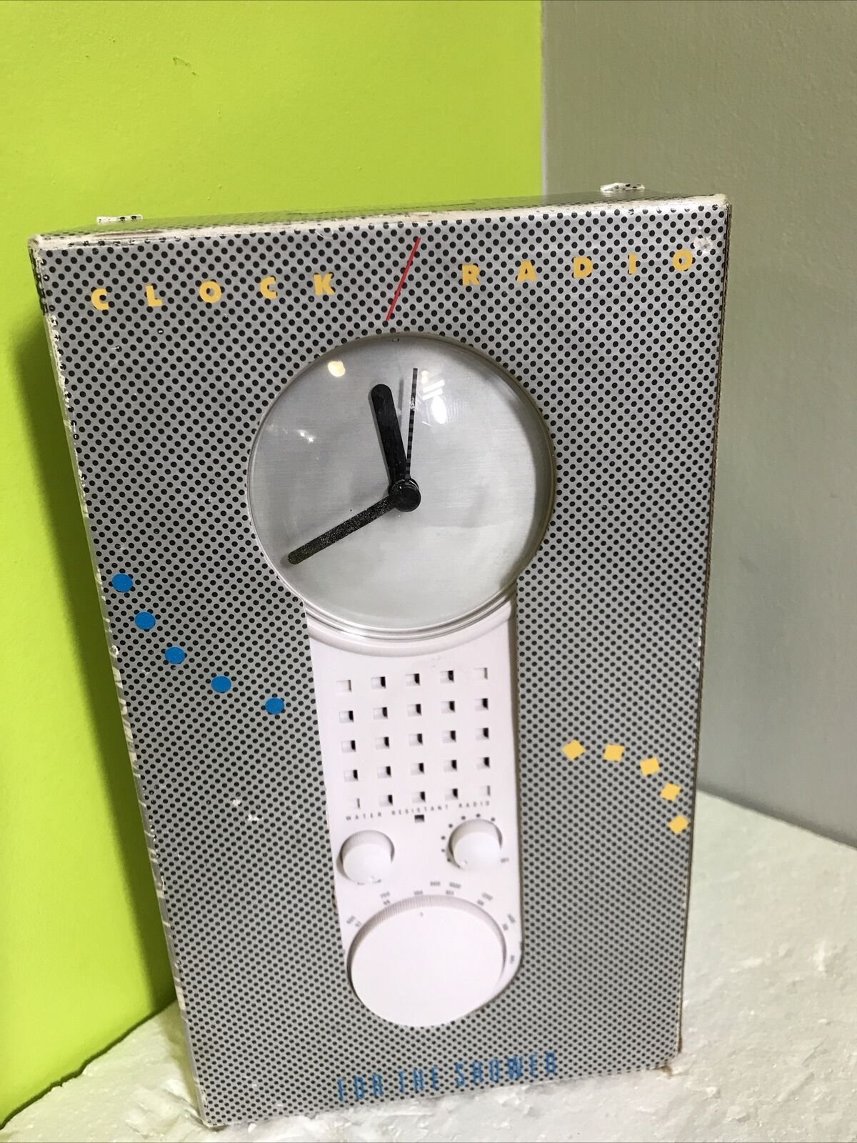 Mervyn's 2088 Water Resistant Wall Hanging Clock Radio For The Shower