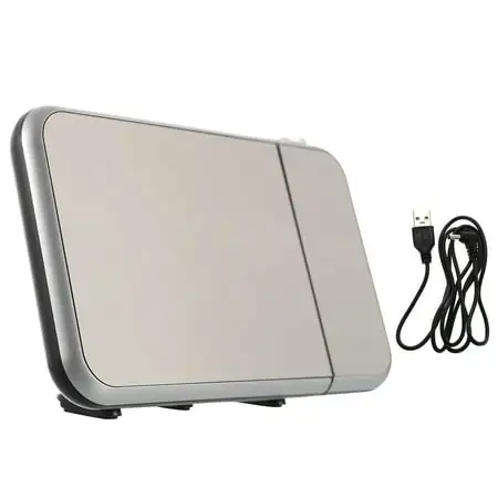 Mirror Projection Alarm Clock Digital Clocks Household Mini Charger Desk Student photo
