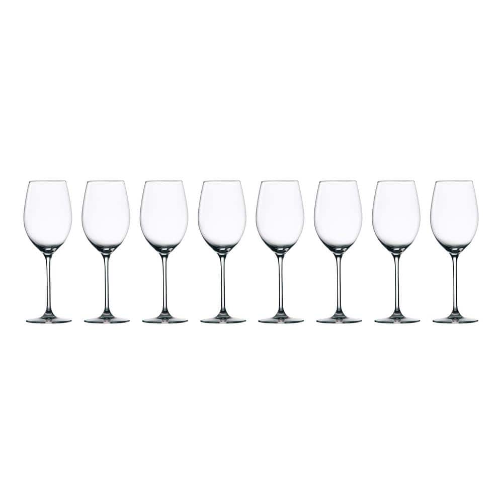 Moments 12.8 fl.oz Crystal White Wine Glasses Set (Set of 8)