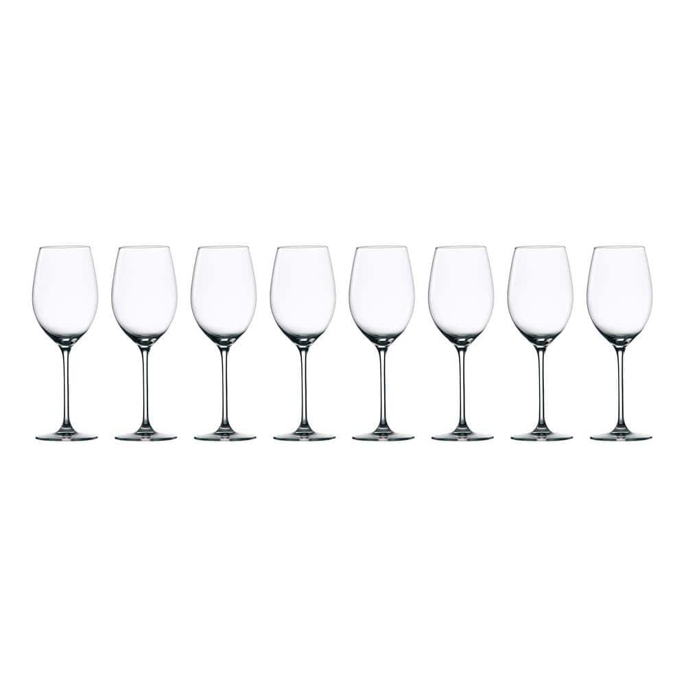 Moments 12.8 fl.oz Crystal White Wine Glasses Set (Set of 8)