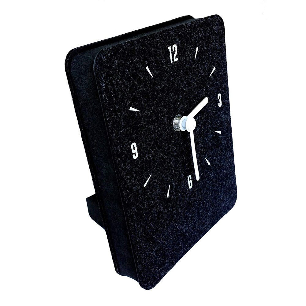 Multipurpose Felt Table & Wall Clock Non-Ticking Silent Quartz Desk Clock