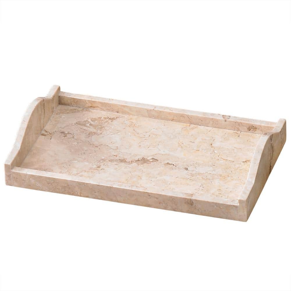 Natural Champagne Marble Arch 7.4 in. x 12.6 in. x 2.6 in....