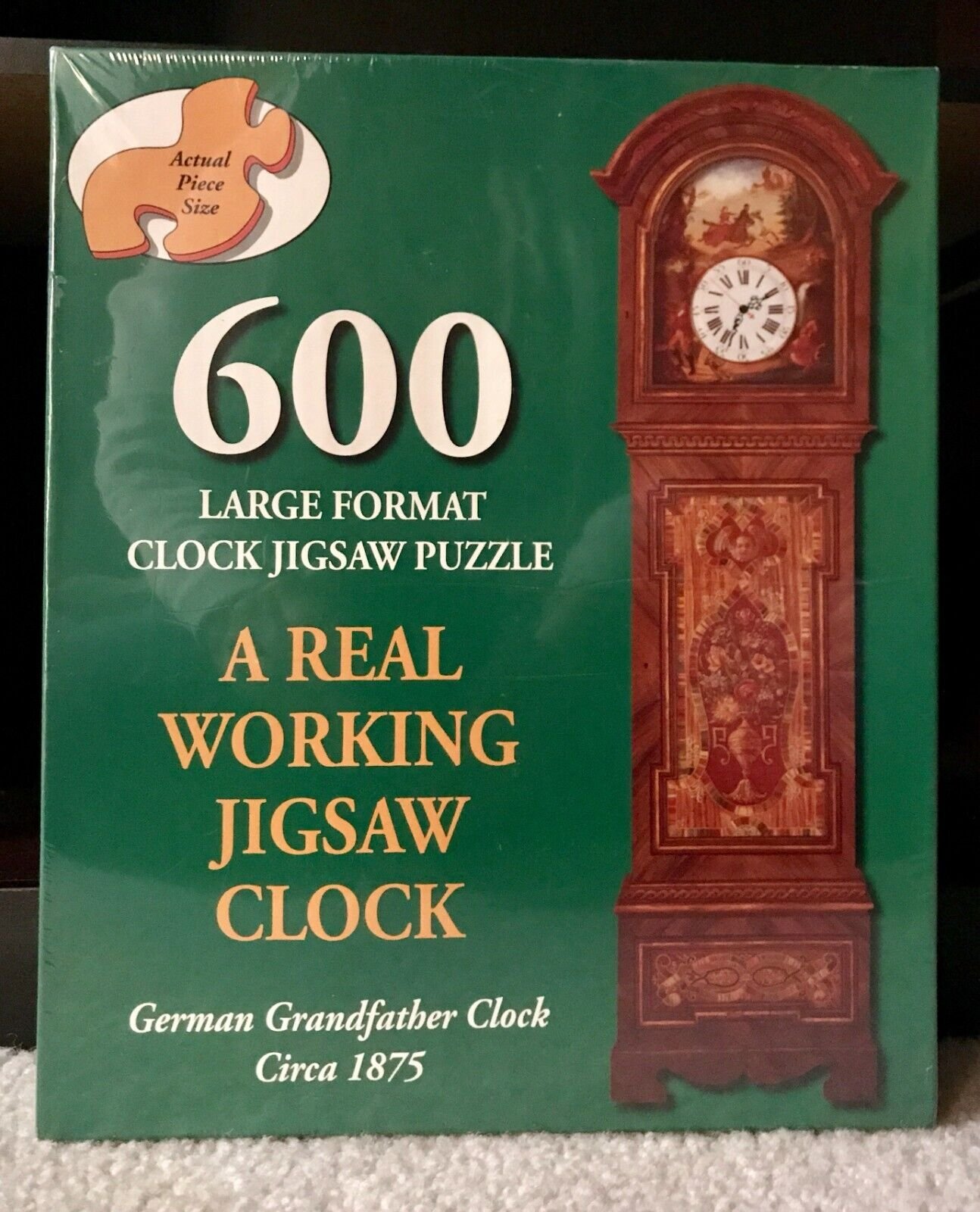 NEW A Real Working Jigsaw Clock - 600 Pieces Large Piece Format RARE 1998 Sealed