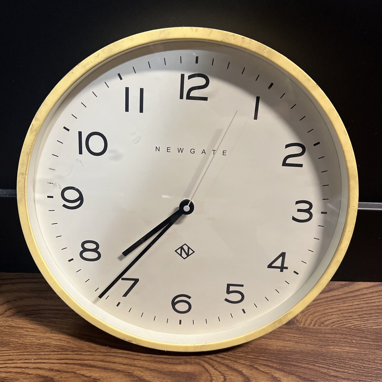 Newgate Giant Wall Clock Retro Yellow