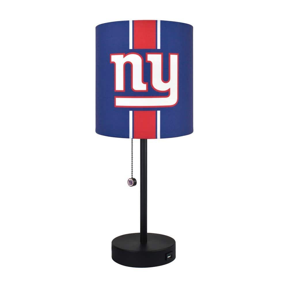 New York Giants 20 in. Black Task And Reading Desk Indoor Lamp...