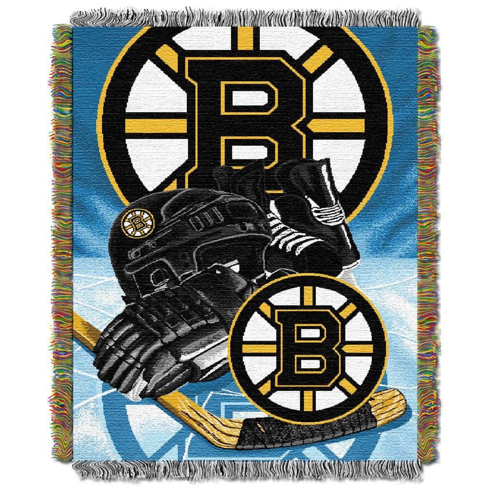 NHL Bruins Home Ice Advantage Tapestry Throw