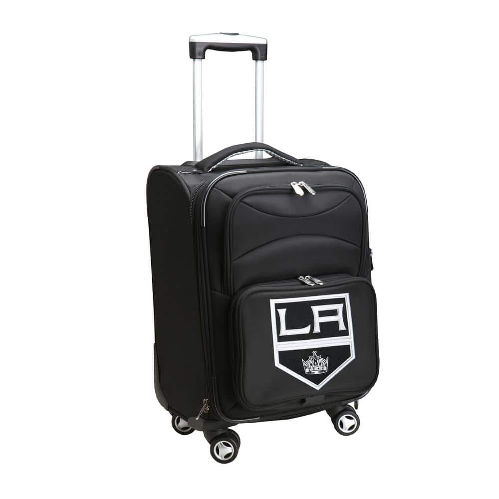 NHL Los Angeles Kings 21 in. Black Carry-On Spinner Softside Suitcase