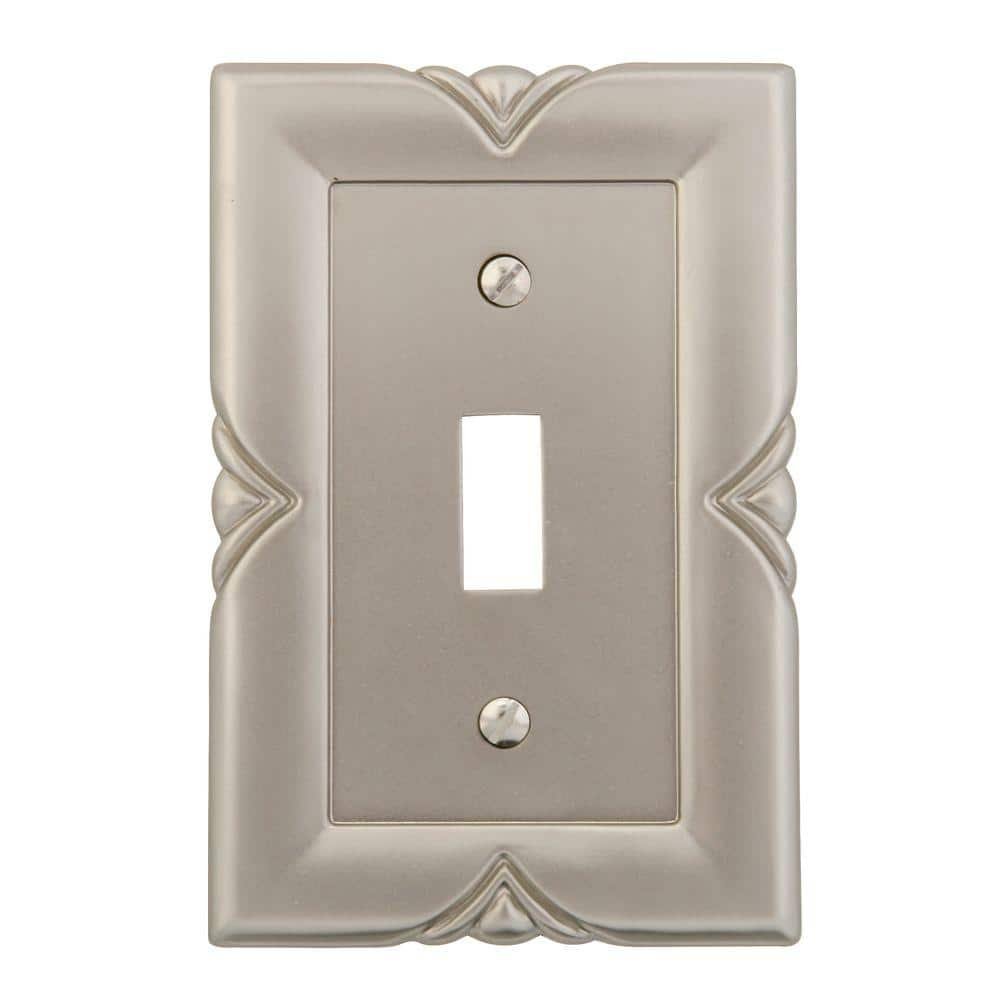 Nickel 1-Gang Toggle Wall Plate (1-Pack)