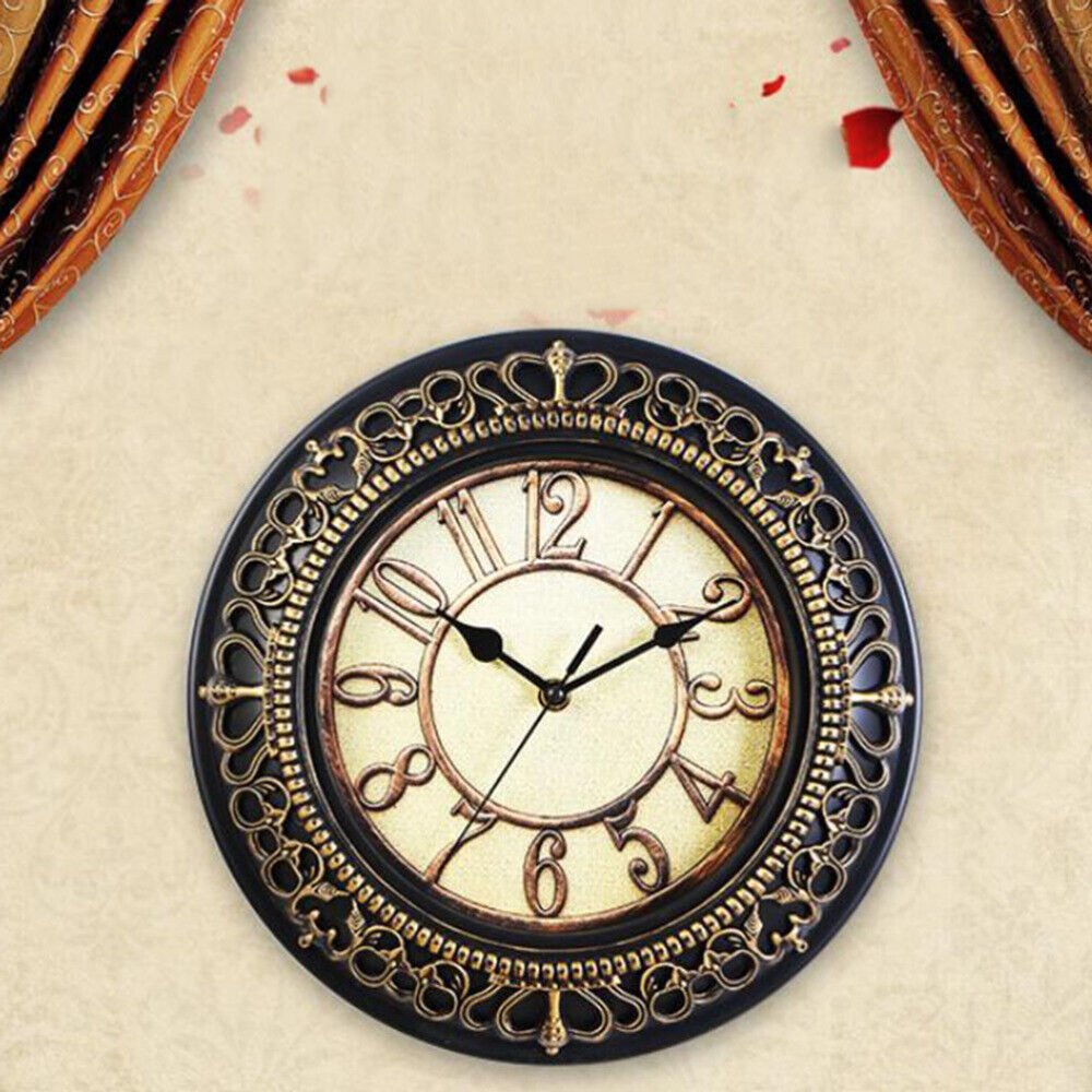 Non- Ticking Wall Clock Rustic Wall Clock Wall Clocks Indoor