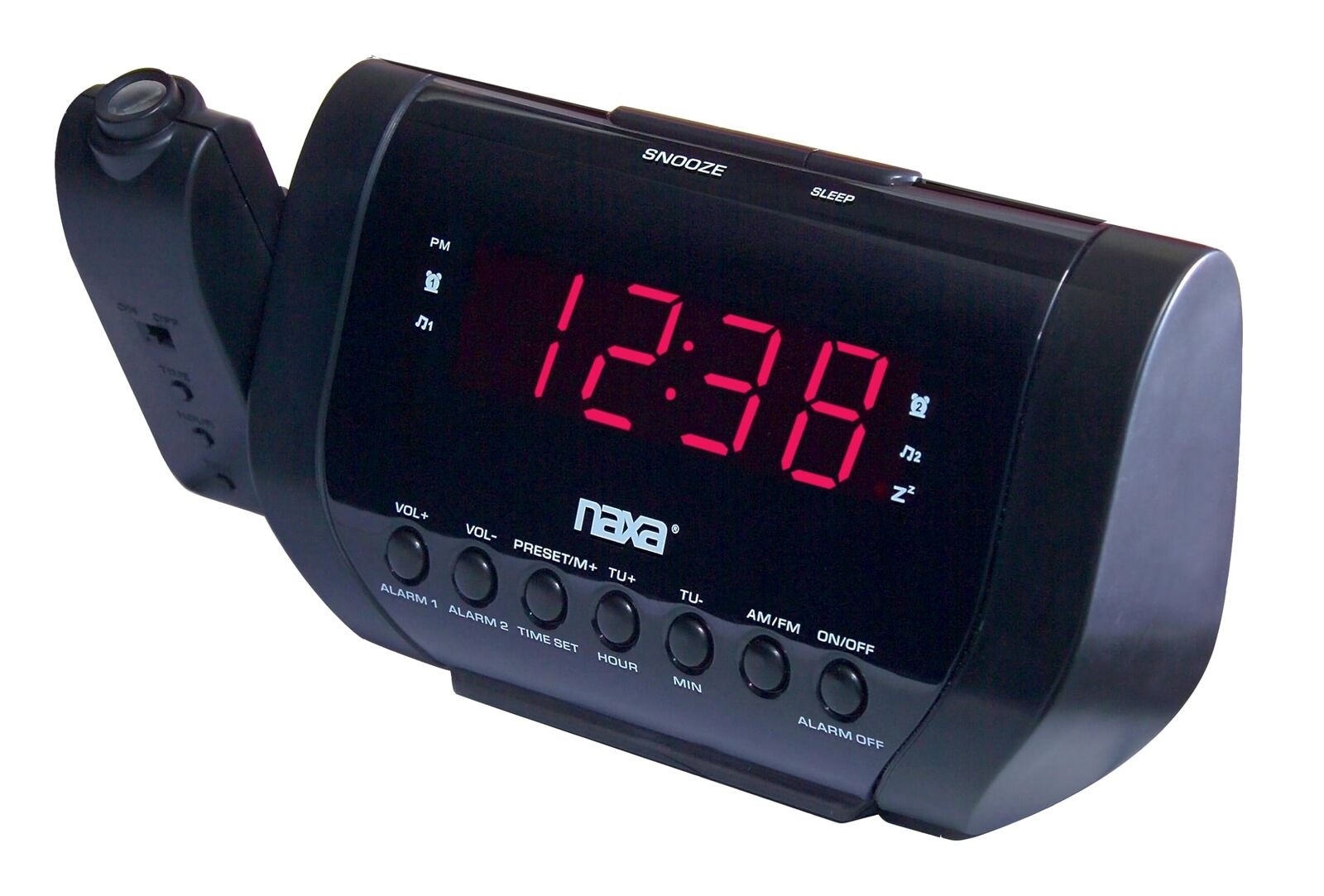 NRC-173 Projection Dual Alarm Clock