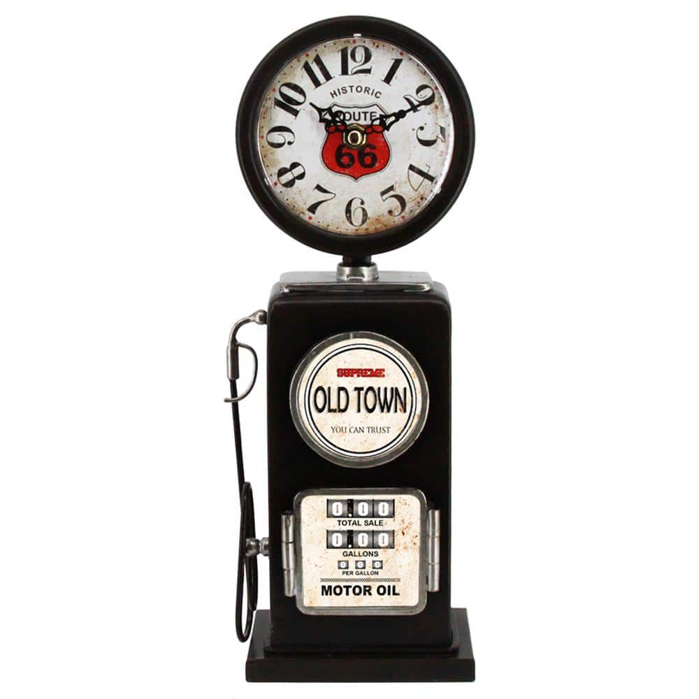 Old Town Black Table Top Clock