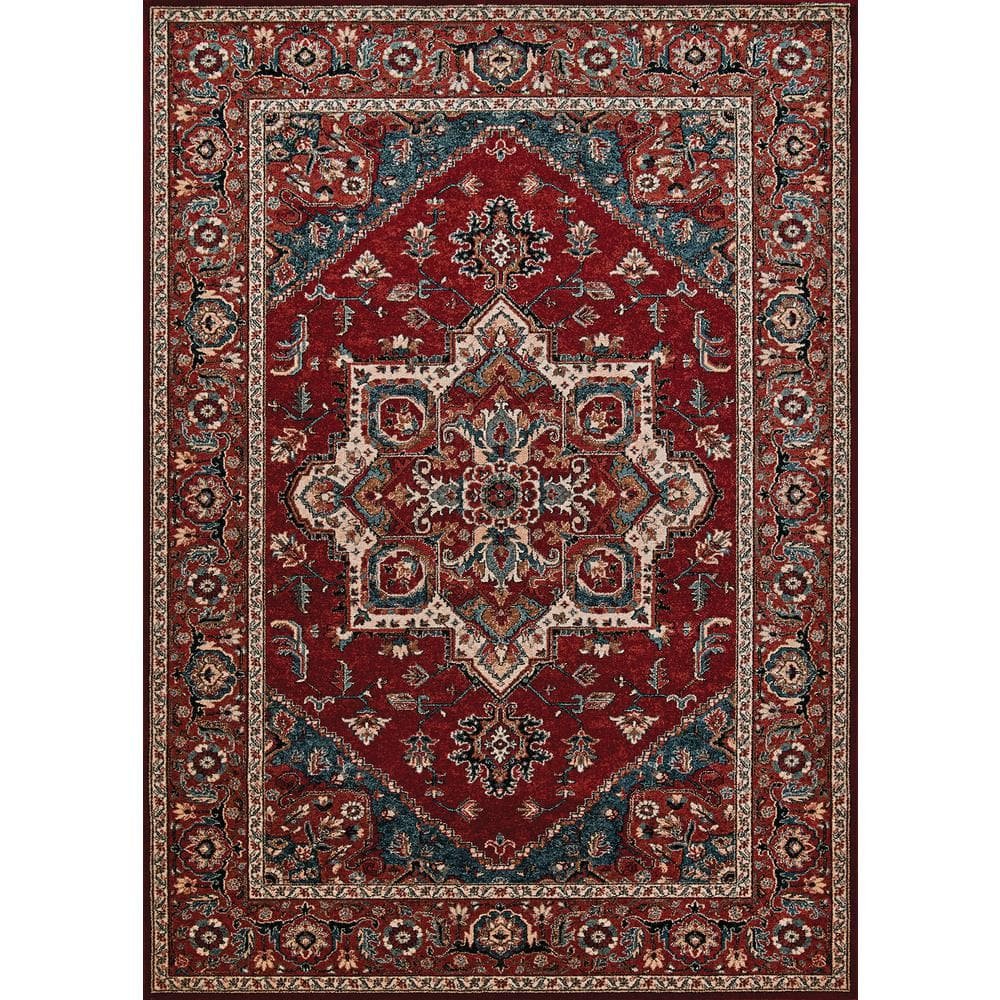 Old World Classics Antique Mashad Antique Red 10 ft. x 14 ft....