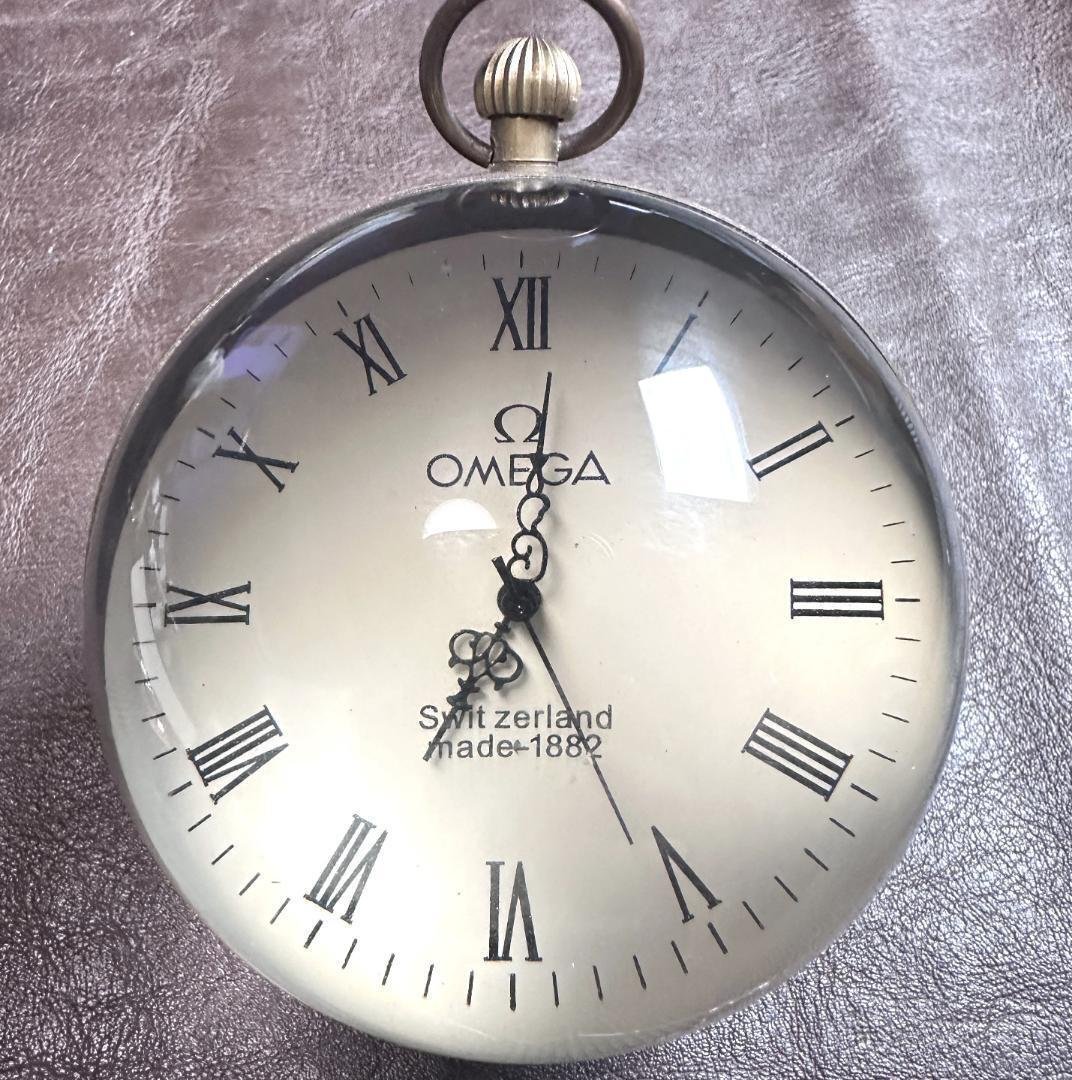 OMEGA Omega Skeletonized Sphere Table Clock Junk