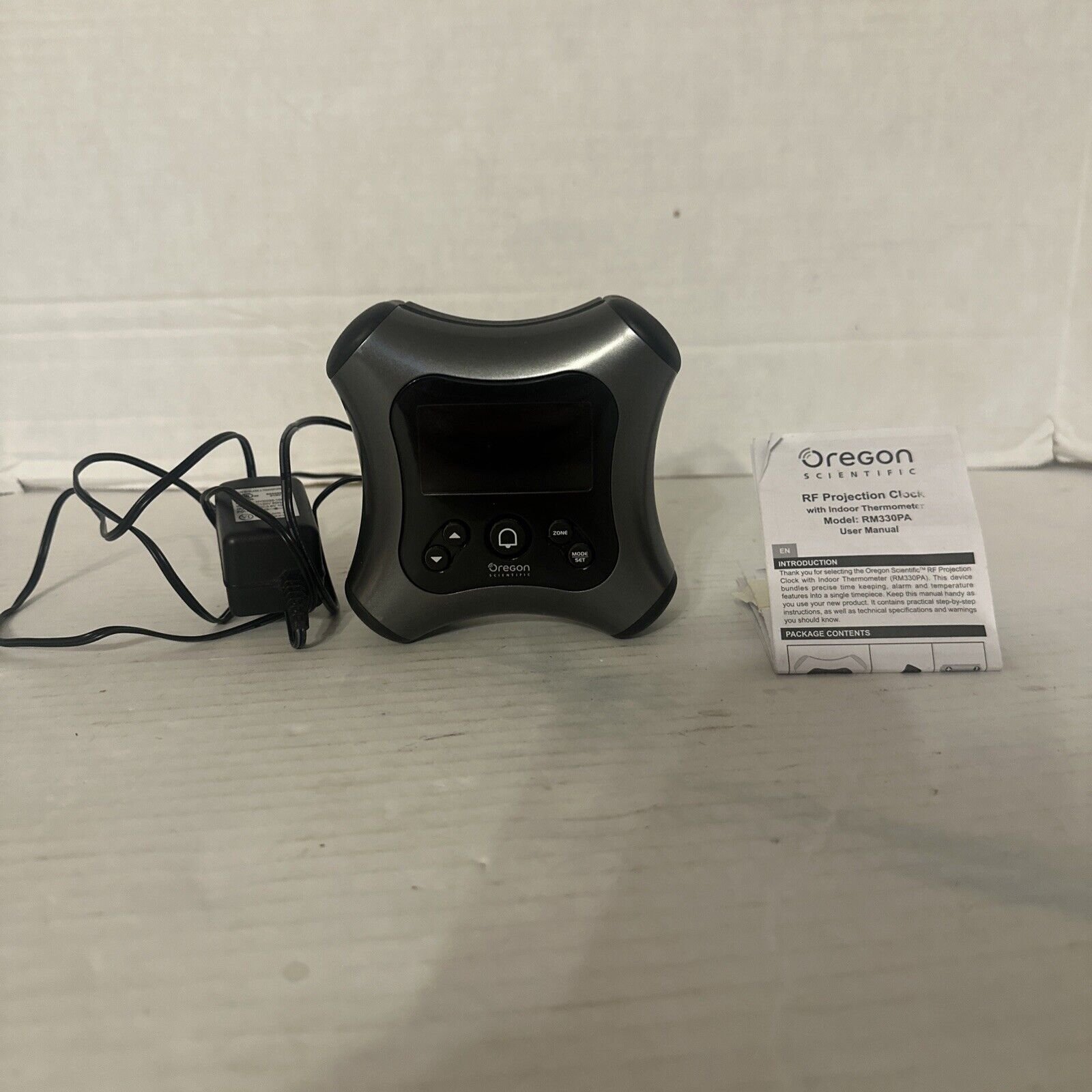 Oregon Scientific RF Projection Radio Controlled Clock w/ Indoor Thermometer