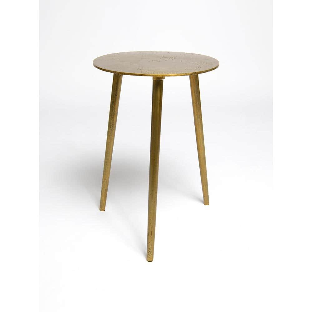 Orissa Petite Brass Finish Accent Table