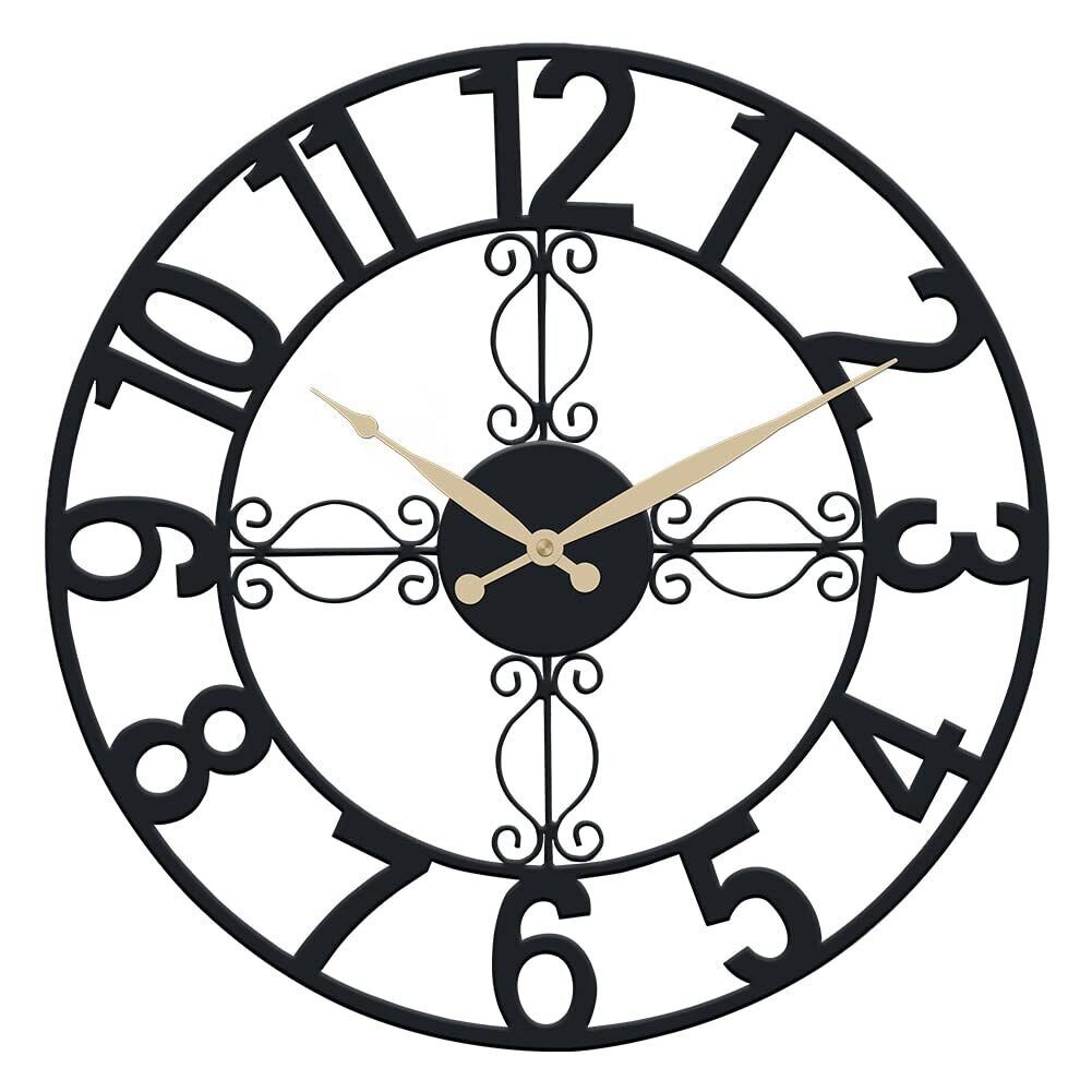 Outdoor Wall Clock 18 inch Outside Waterproof Garden Clock,Large Numerals Gia...