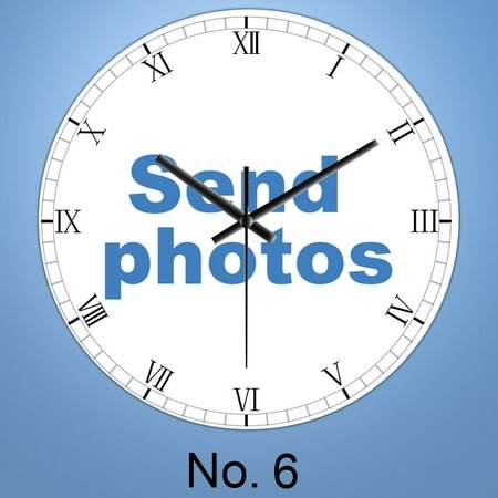 Personalized Wall Clock Quiet Quartz Home Clock Custom Photos Wedding Corporate LOGO Baby Art Photos Family Portraits FASHION