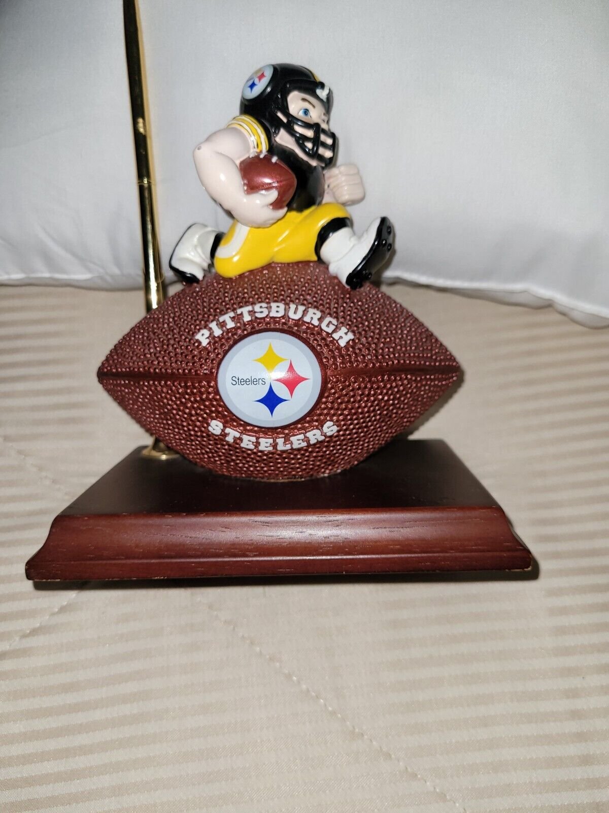 PITTSBURGH STEELERS DESK CLOCK & INK PEN SET