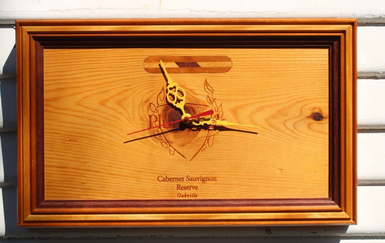 Plumpjack NAPA VALLEY Wine Decor Wall Clock “Wood” Vineyard