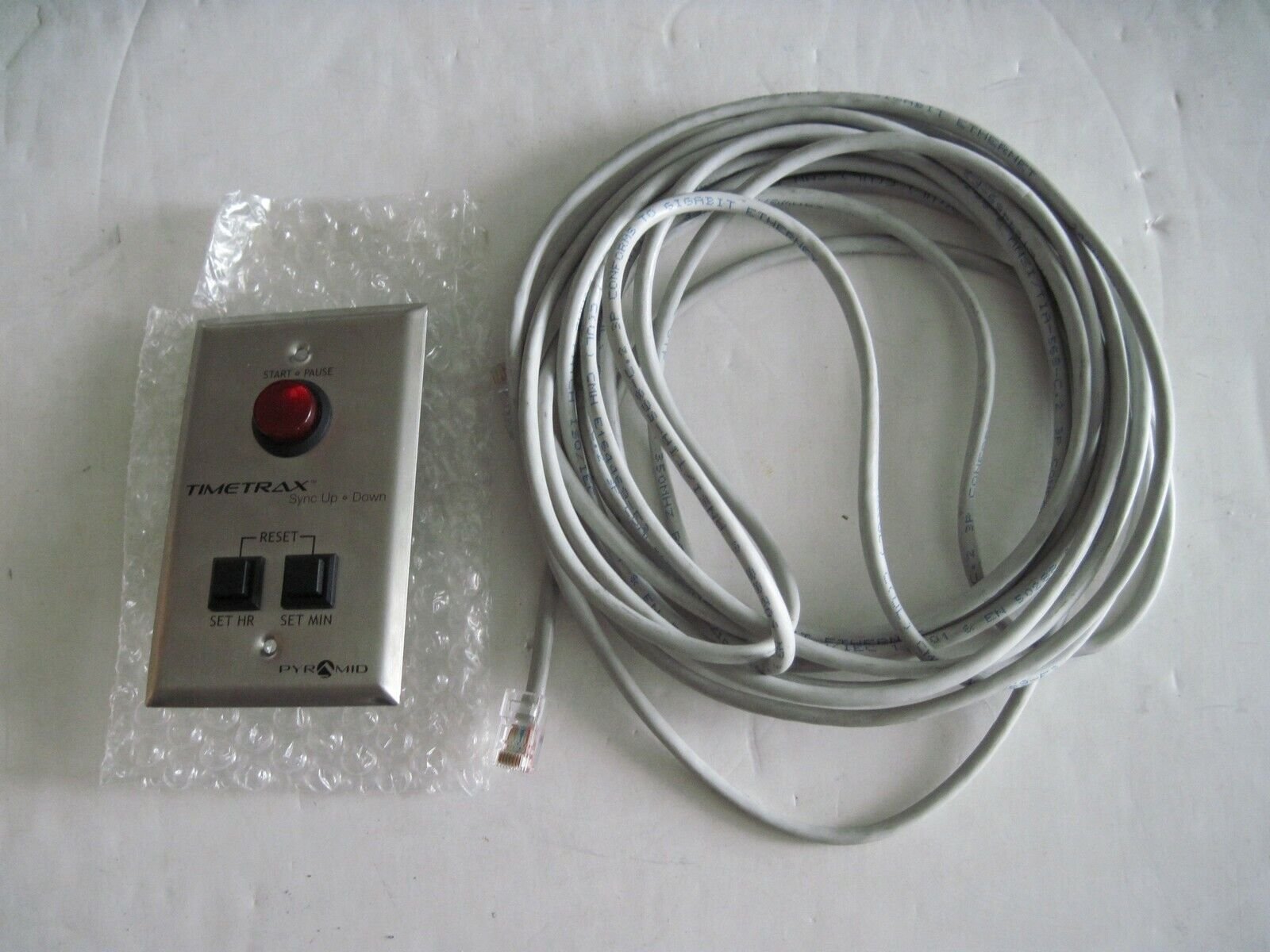 Pyramid CTPLATEKIT 2-3/4" Digital Timer Controller Wall Clock, Silver, OPEN BOX