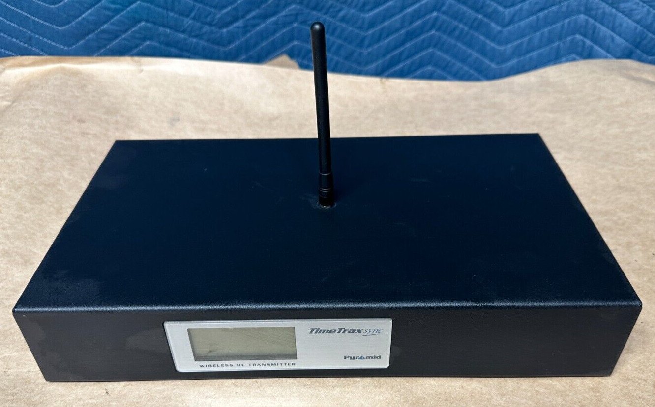 Pyramid TimeTrax Sync Wireless Master Clock Transmitter 9T1W1 1WTX915 Ships Free