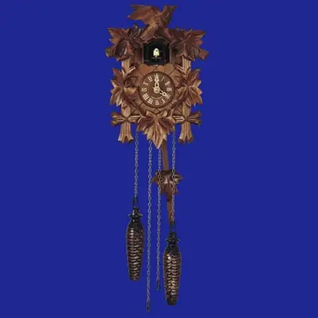 Quartz Black Forest Cuckoo Clock with Plastic Weights by Schneider 7 . 1 Inches Wide photo Quartz Black Forest Cuckoo Clock with Plastic Weights by Schneider 7 . 1 Inches Wide featured image