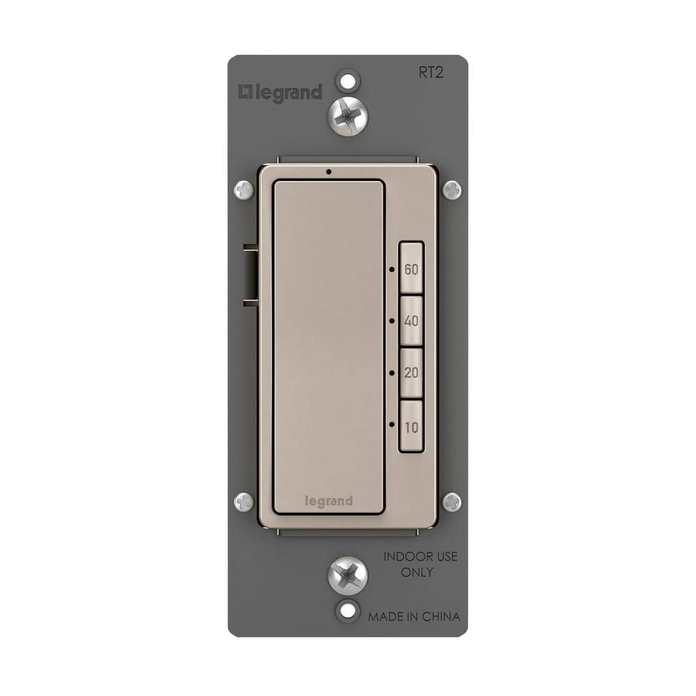 radiant 4 Button 60-Minutes, 40-Minutes, 20-Minutes, 10-Minutes Indoor Digital Countdown Timer, Nickel