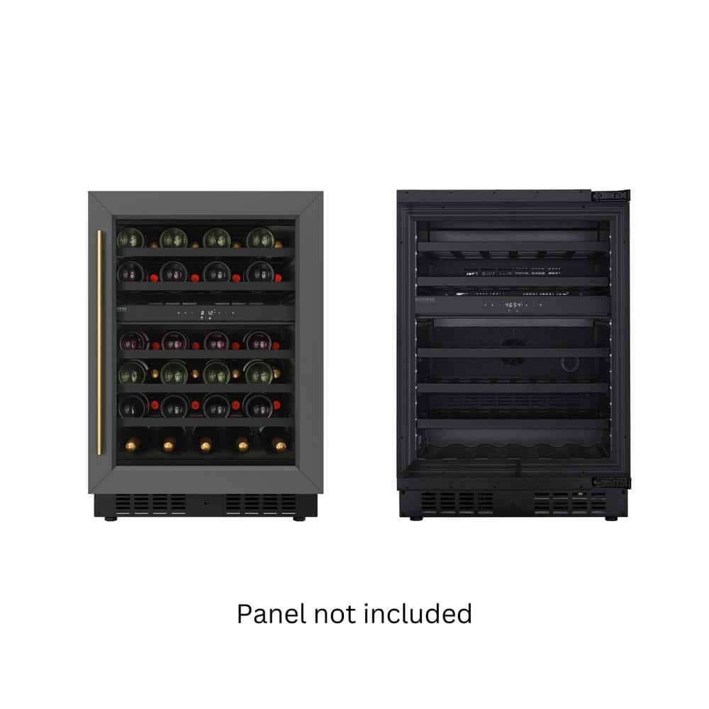 Reserve 24 in. Under Counter Panel Ready Dual Zone Wine Cooler with...