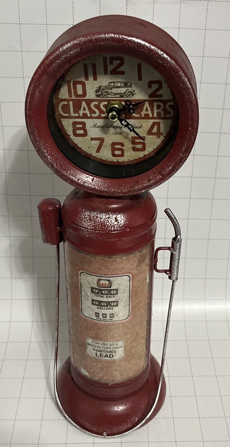 Retro Gas Pump Clock