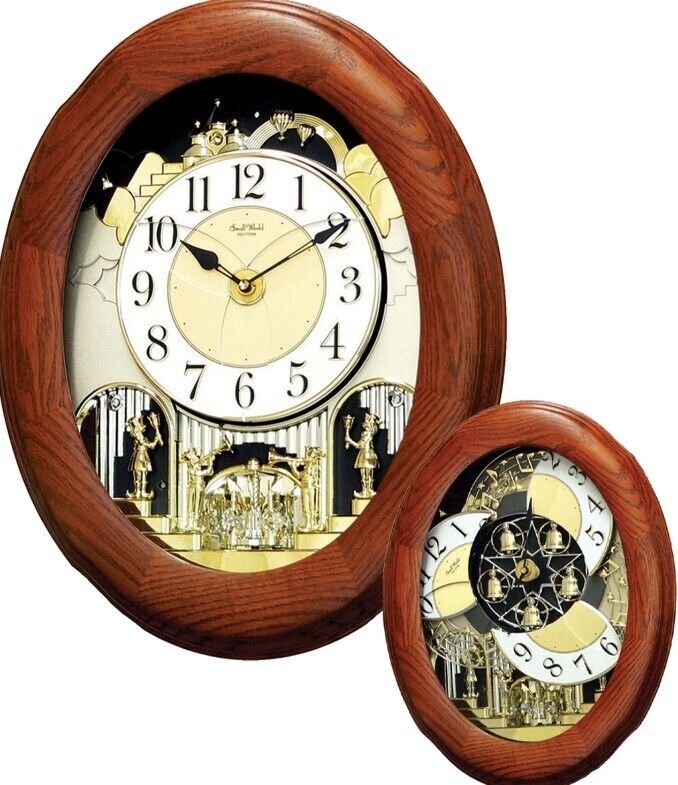 Rhythm Clocks Joyful Nostalgia Oak – 4MH852WD06