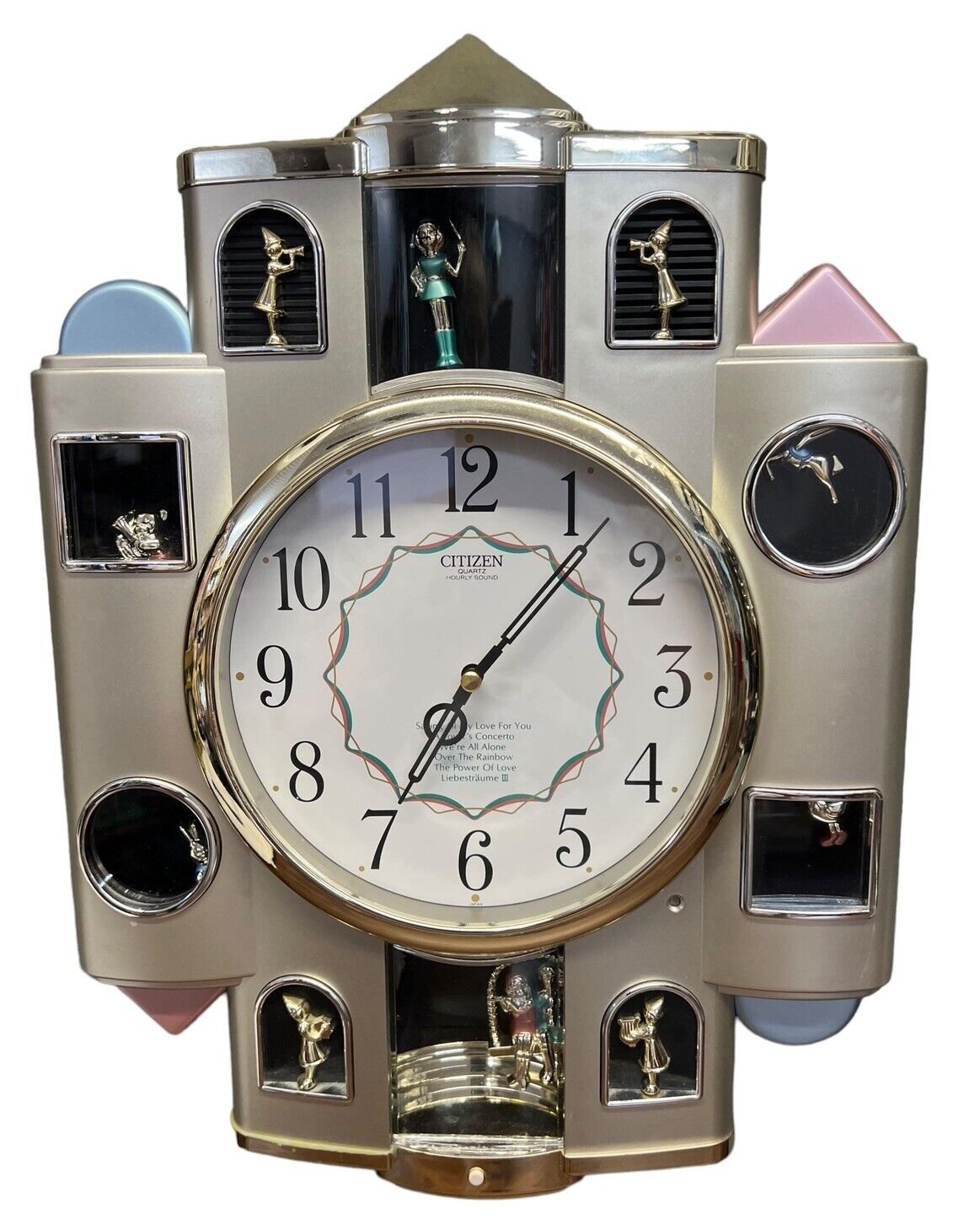 Rhythm Quartz Hourly Retired Musical Wall Clock Fairy Tale 4MH747 ( SEE VIDEO)